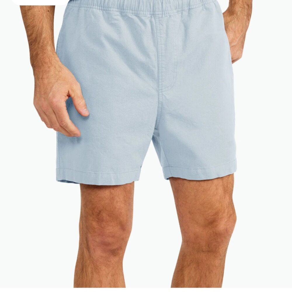 Free Fly Stretch Canvas Shorts 5" Men's Medium Light Blue